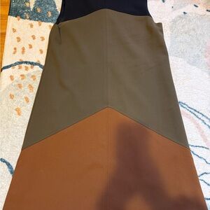 THML A-Line Dress - Black, Olive, and Brown